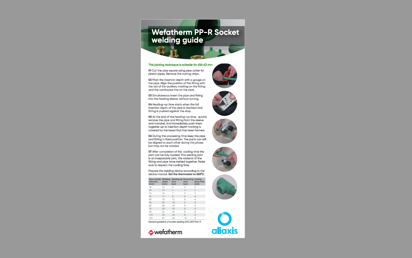 Wefatherm PP-R Socket Welding Guide