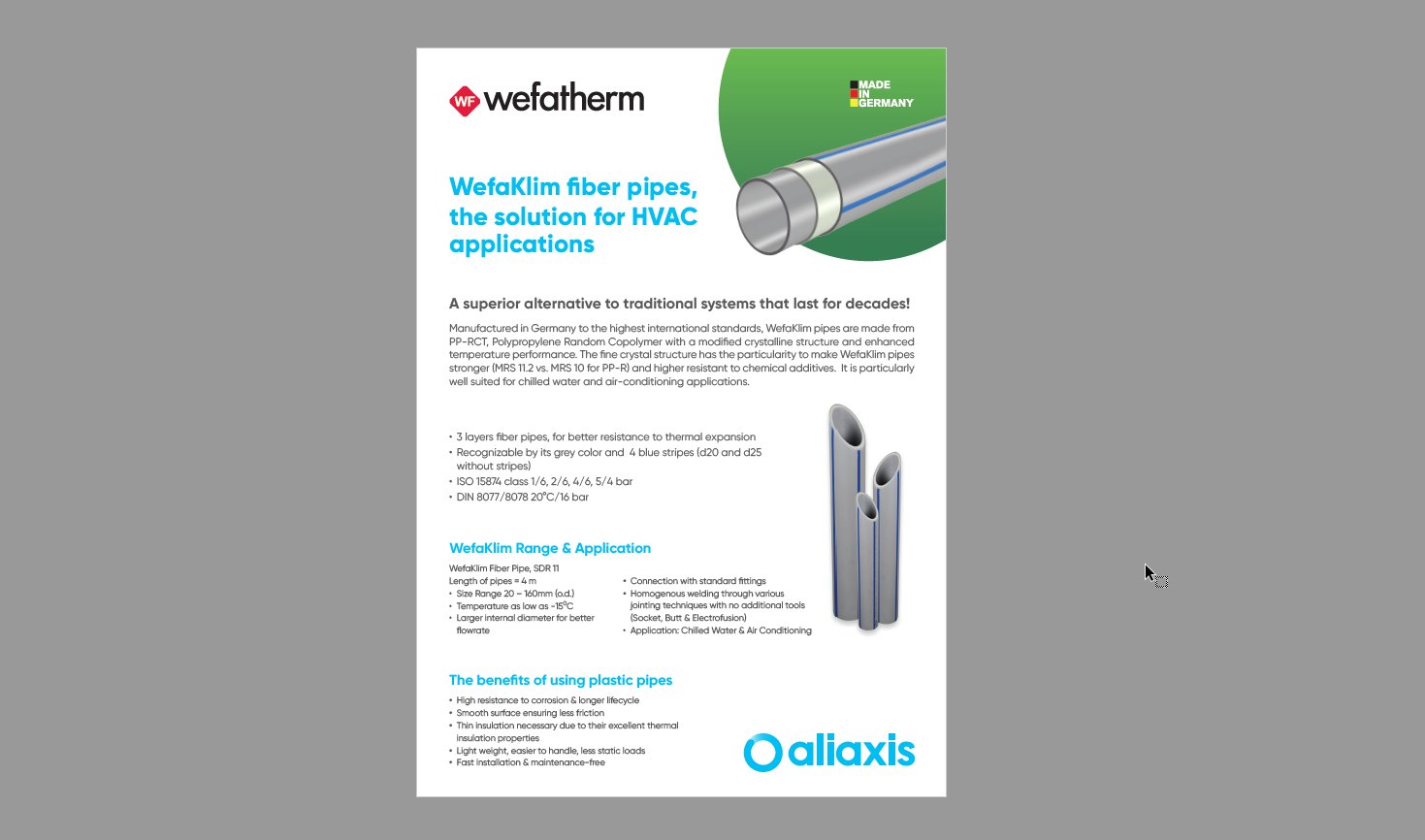 Wefatherm WefaKlim Leaflet